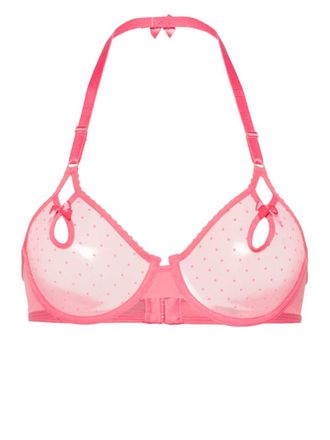 Marlies Dekkers Peekaboo point desprit bh met watervalhals - Roze