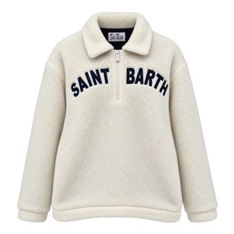 Saint Barth Sudadera de peluche - Sport - unisex - Beige - M