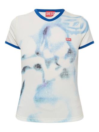 Diesel T-Uncuties graphic T-shirt - women - Cotton - S - White