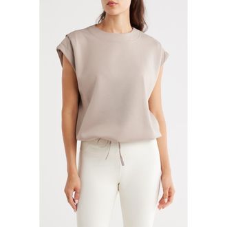 Apana Cloudy Cap Sleeve Scuba Top in Atmosphere at Nordstrom Rack, Size X-Large