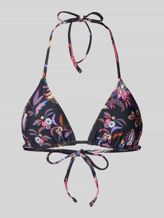 Jake*s Casual Bikini-Oberteil in Triangel-Form in Dunkelgrau, Gr&ouml;&szlig;e M