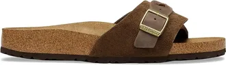 Birkenstock Oita gevlochten karaf, su&egrave;de leer en andere