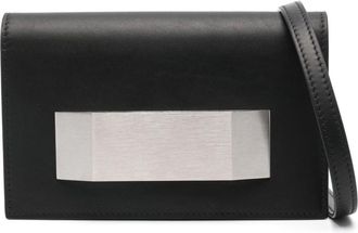 Rick Owens Porteville leather clutch - men - Calf Leather - One Size - Black