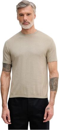 A|X Armani Exchange T-shirt - Heren - T-shirts - Beige - S - Katoen - Tops