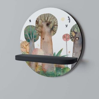 OEM Estante Redondo Negro Flight Over