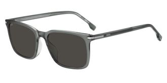 BOSS 1749/G/S Asian Fit CBL/IR Mens Sunglasses Grey Size 55