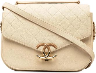 Chanel Hobo Bags - 2018 Medium Caviar Paris Cuba Thread Around Flap - Gr. unisize - in Braun - für Damen