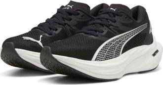 Puma Puma Deviate Nitro 3 Fade WNS Road Running Shoes Womens Black/White 6.5