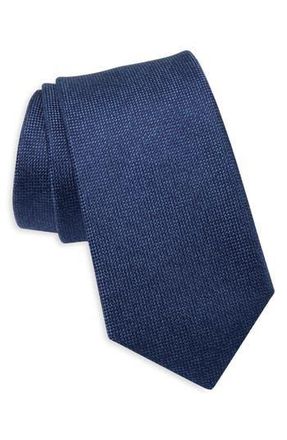 Nordstrom Rack Oxford Texture Tie in Navy at Nordstrom Rack