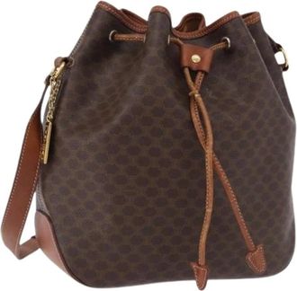 Celine Pre-owned Canvas Bucket Bag - Pre-owned - Mujer - Marr&oacute;n - ONE SIZE
