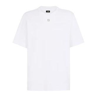Fendi Hombre, Camisetas, Blanco, Talla: XL