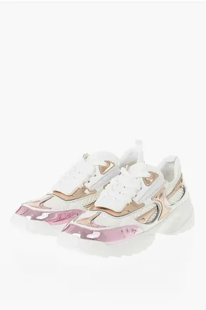 Roger Vivier Low-Top Sneakers MOTOR RUN With Metallic Details size 38,5