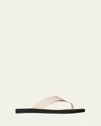 The Row Dune Classic Leather Thong Sandals