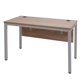 Hhg Hhg - Nunca Usado] Escritorio 172, Mesa De Oficina Mesa De Ordenador 120x60cm, Blanco-natural
