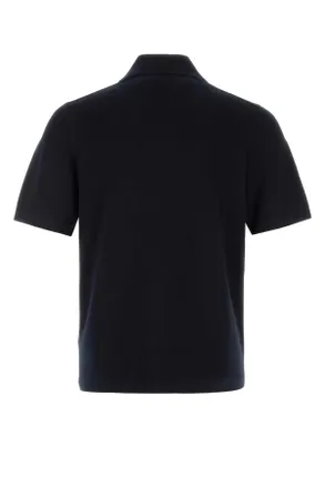 Burberry Wool Polo Shirt - Navy