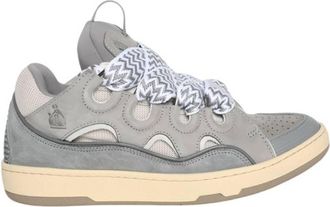 Lanvin Leather Curb Sneakers