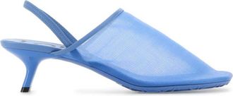 Loewe Blue Mesh Slingback Mules