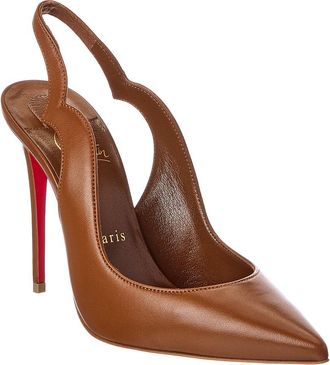 Christian Louboutin 100 Leather Slingback Pump