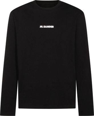 Jil Sander T-Shirts And Polos Blacks And Greys-Uomo