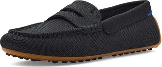 Rothy's The Daily Driver Womens Flat Shoes Black : 6.5 M, Textile