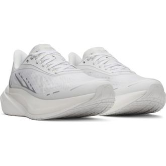 Under Armour UA Velociti Distance Running Shoe in White /White /White at Nordstrom, Size 12.5