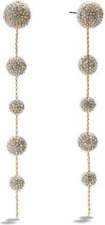 BaubleBar Blair Pav&eacute; Earrings in Clear at Nordstrom Rack