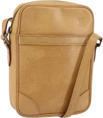 Louis Vuitton Tweedehands leren Louis Vuitton tassen - Dames - Vintage Schoudertas - Beige - ONE Size - Vintage