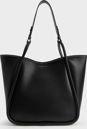 Charles & Keith Lyla Tubular Slouchy Tote Bag