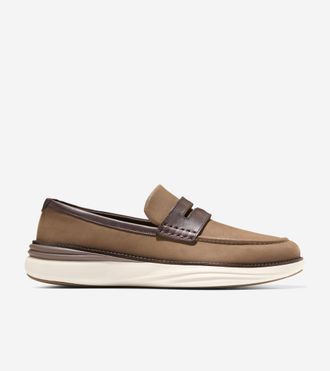 Cole Haan Mens &Oslash;riginal Grand Horizon Penny Loafers - Brown Size 10.5