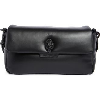Kurt Geiger Oxford Leather Shoulder Bag in Black at Nordstrom