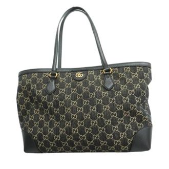 Gucci Pre-owned Tote Bags, female, Black, Size: ONE SIZE Pre-owned Vintage Denim Tote Bag