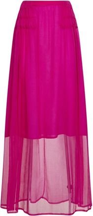 Dries Van Noten Skirts - Dames - Maxi Rokken - Roze - S - Rokken