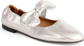 Penelope Chilvers Minnie Mary Jane Flat in Silver at Nordstrom, Size 10Us