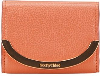 See By Chloé See By Chloé Orange Leather Wallet (Tri-Fold) (Pre-Owned)