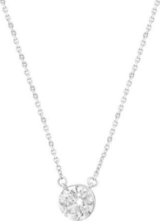 Effy Lab Grown Diamond Pendant Necklace in Silver at Nordstrom Rack, Size 18