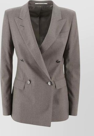 Tagliatore tailored jacket with back vent and flap pockets