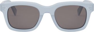Celine Bold 3 Dots 50mm Square Sunglasses in Grey/Other /Smoke at Nordstrom