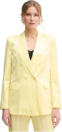 Ermanno Scervino Firenze Blazer - Dames - Blazers - Geel - XS - Leer - Jassen