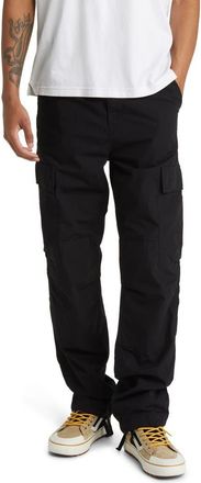 Carhartt Work in Progress Cotton Ripstop Cargo Pants in Black Rinsed at Nordstrom, Size 30 X 32