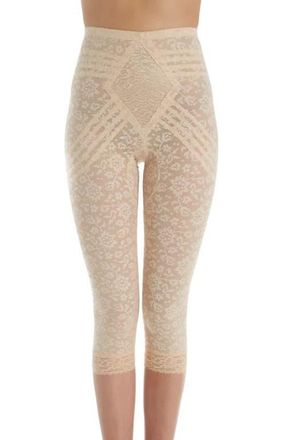 Rago Extra Firm Leg Shaper Leggings in Beige at Nordstrom, Size X-Large