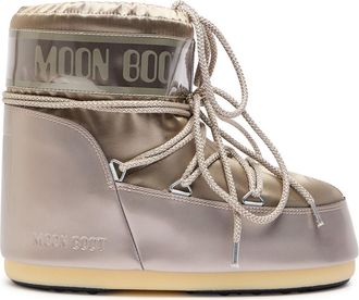 Moon Boot Moon Boot Icon Padded Metallic Satin Snow Boots - Gold - 3638 (IT36 - 38 / UK3 - 5)