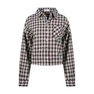 Nukus Nukus - Macy Blouse Check - Dames - Blouses & Shirts - Veelkleurig - Maat: S Katoen