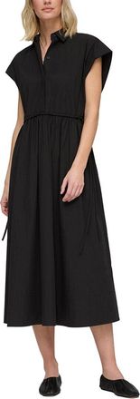 Lafayette 148 New York Plus Gathered Waist Shirtdress