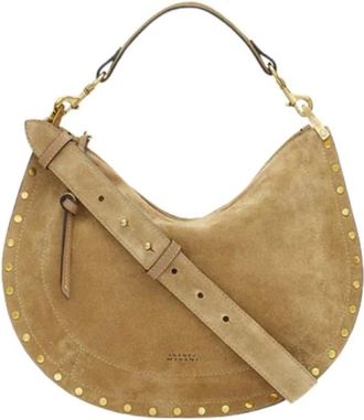 Isabel Marant Handbags, female, Brown, ONE SIZE, Taupe Shoulder Bag with Versatile Styling