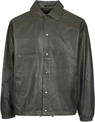 Giorgio Brato Leather Overshirt