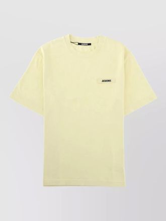 Jacquemus crew neck short sleeve cotton shirt