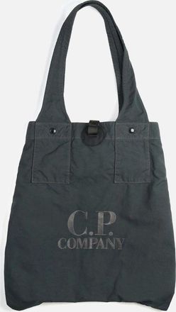 C.P. Company Mens CP Company Smoked Pearl Twill Left Hand Logo Bag - Grey