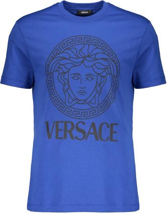 Versace T-Shirts - Heren - T-shirts - Blauw - L - Tops
