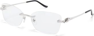 Cartier Glasses, female, Gray, Size: 57 MM Panth&egrave;re Optical Frame