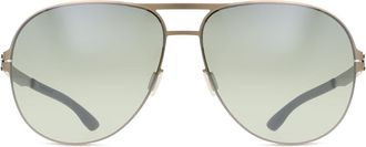 Ic! Berlin IC0010 Gerrit 35P Mens Sunglasses Gold Size 61